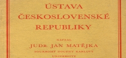 Rozbor ústavy ČSR z pera Jana Matějky (1928)